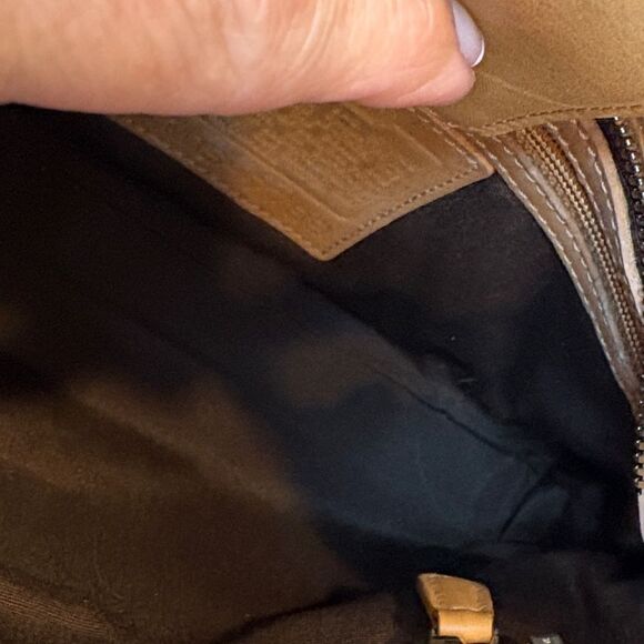 Coach Bag Purse Handbag Leather Vintage Hampton Hobo Shoulder Bag Pocketbook - Picture 13 of 16